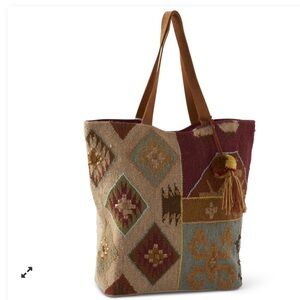 Aztec Bohemian Patchwork Tote Bag